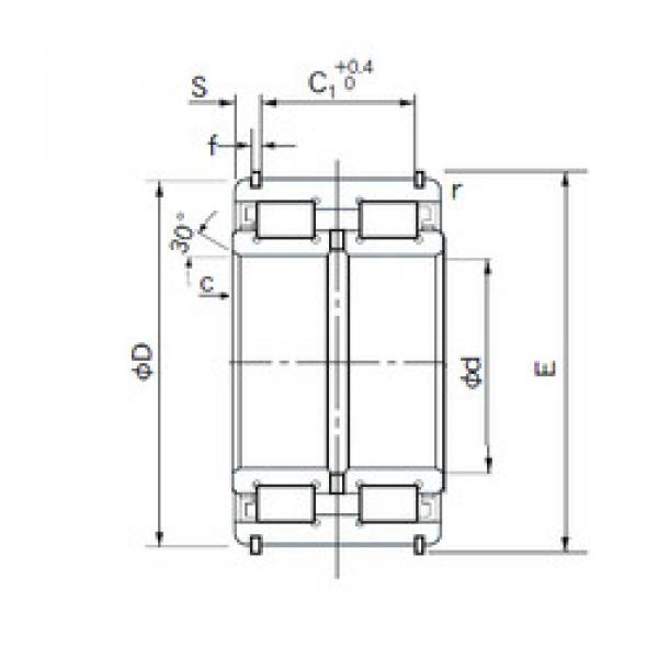 Cylindrical Roller Bearings E5010NR NACHI #1 image