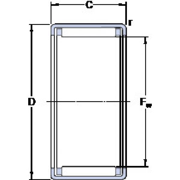 Cylindrical Roller Bearings HK 1412 SKF #1 image