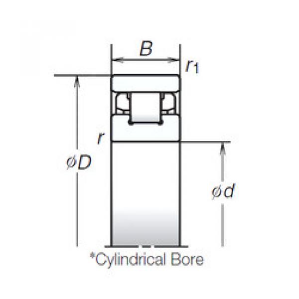 Cylindrical Roller Bearings N1009RSTP NSK #1 image