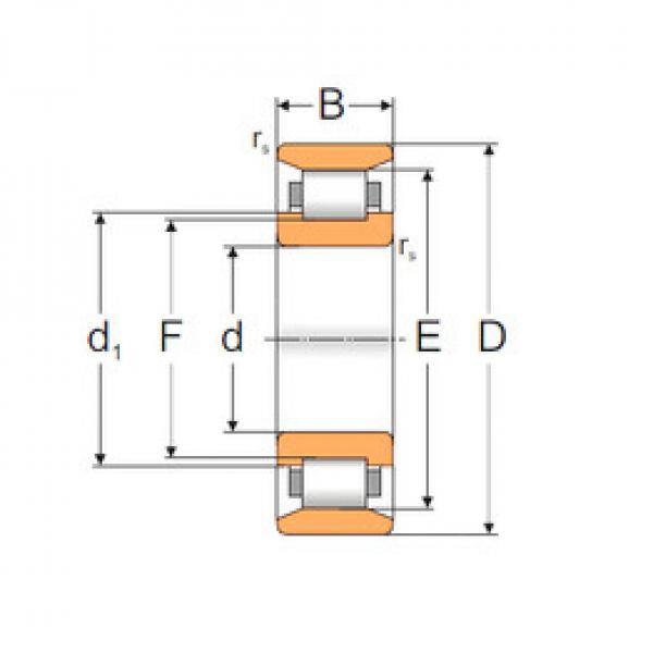 Cylindrical Roller Bearings N206 MPZ #1 image