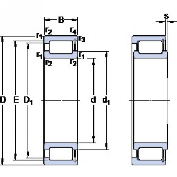 Cylindrical Roller Bearings NCF 1880 V SKF #1 image