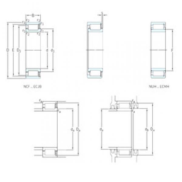 Cylindrical Roller Bearings Distributior NUH2336ECMH/PEX SKF #1 image