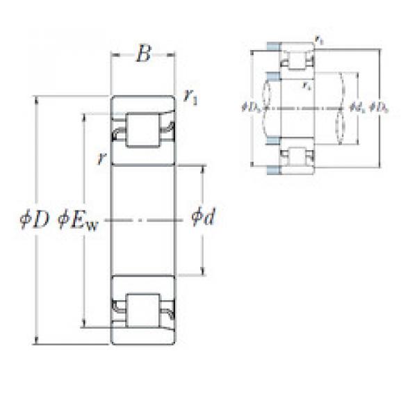 Cylindrical Bearing NF 410 NSK #1 image