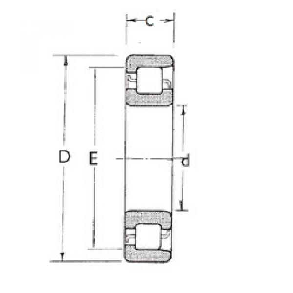 Cylindrical Bearing NF405 FBJ #1 image