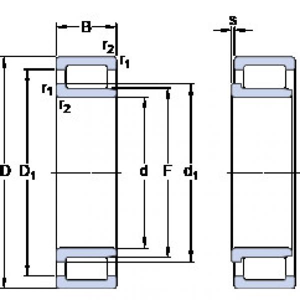 Cylindrical Bearing NJG 2307 VH SKF #1 image