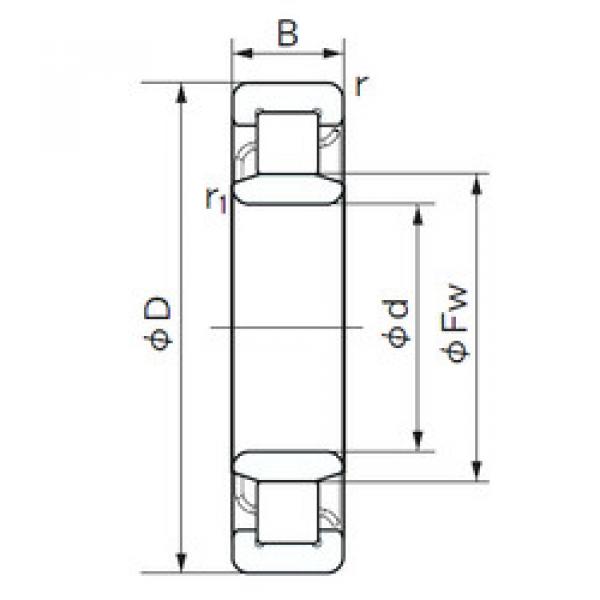 Cylindrical Roller Bearings Distributior NU 430 NACHI #1 image