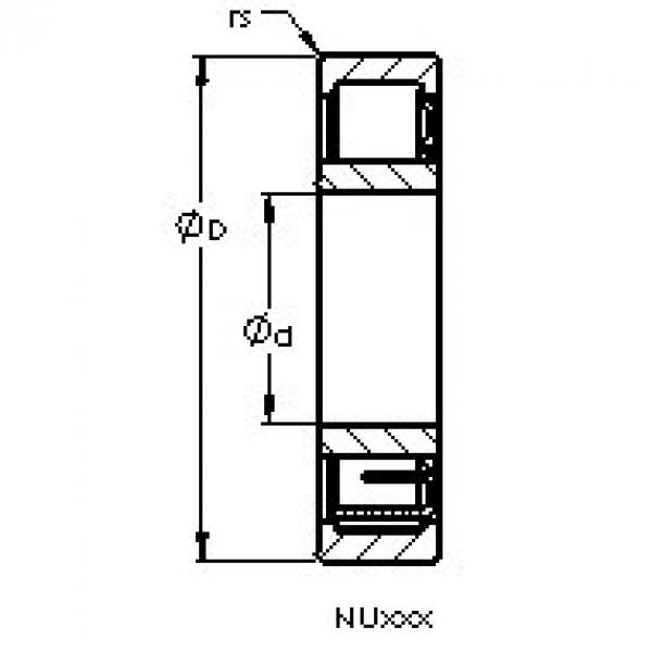 Cylindrical Roller Bearings Distributior NU 2352 EM AST #1 image