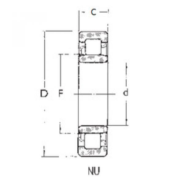 Cylindrical Roller Bearings Distributior NU1010 FBJ #1 image