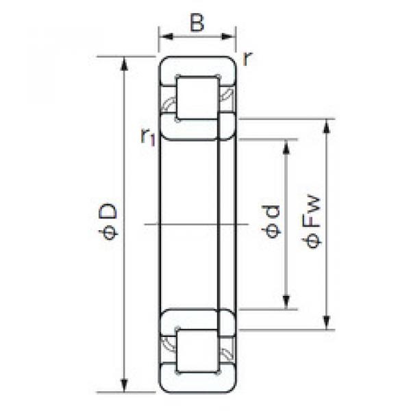 Cylindrical Roller Bearings Distributior NUP 1072 NACHI #1 image