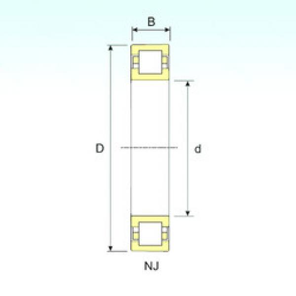 Cylindrical Roller Bearings Distributior NUP 208 ISB #1 image