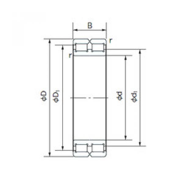 cylindrical bearing nomenclature RB4860 NACHI #1 image