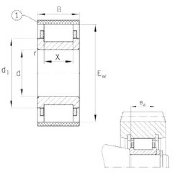 cylindrical bearing nomenclature RN2207-E-MPBX FAG #1 image