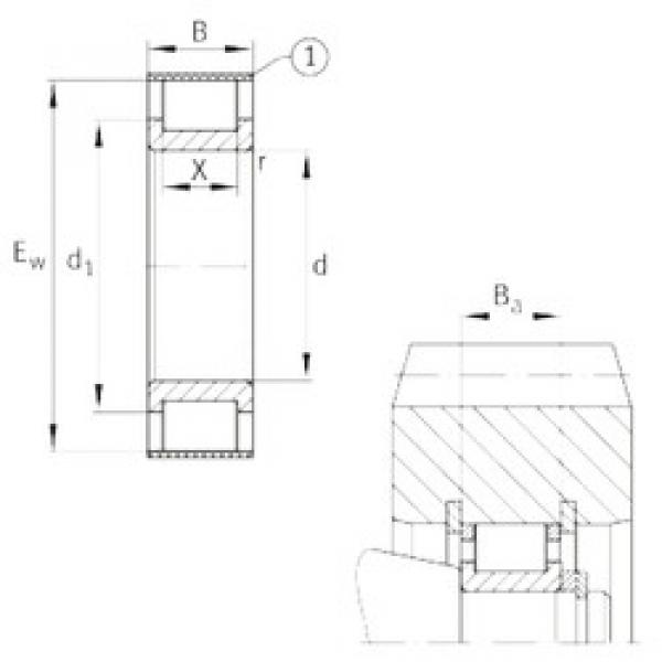 cylindrical bearing nomenclature RSL182212-A INA #1 image