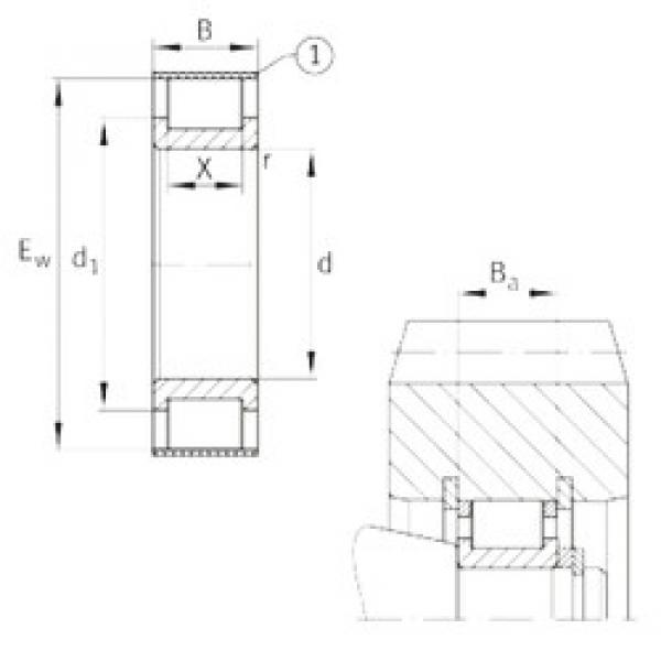 cylindrical bearing nomenclature RSL182306-A INA #1 image