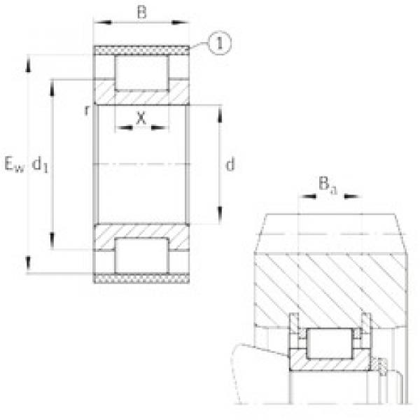 cylindrical bearing nomenclature RSL183007-A INA #1 image