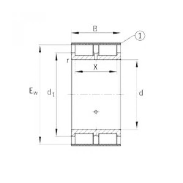 cylindrical bearing nomenclature RSL185007-A INA #1 image