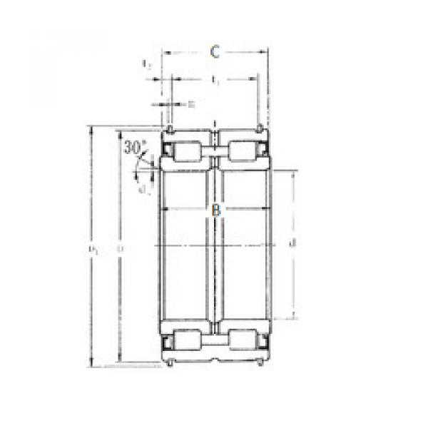 cylindrical bearing nomenclature SL04-5022NR FBJ #1 image