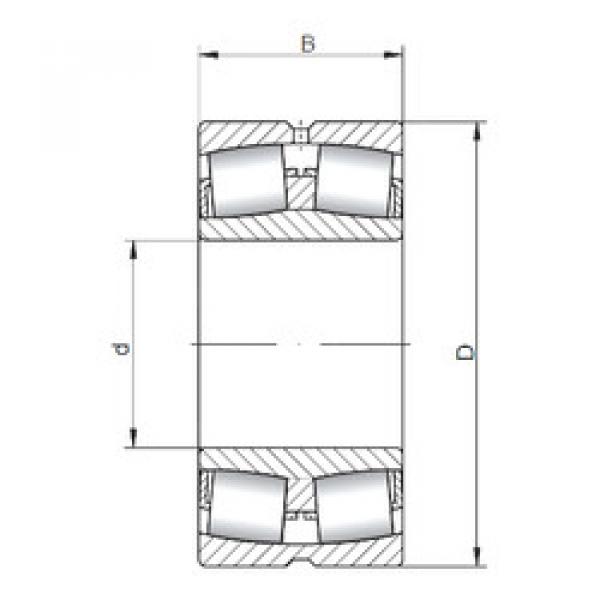 spherical roller bearing axial load 239/670W33 ISO #1 image