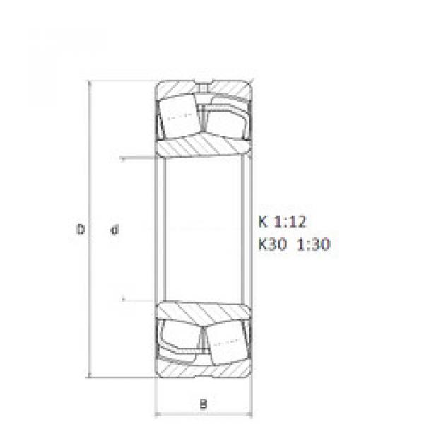 spherical roller bearing axial load 248/1500K30 NTN #1 image