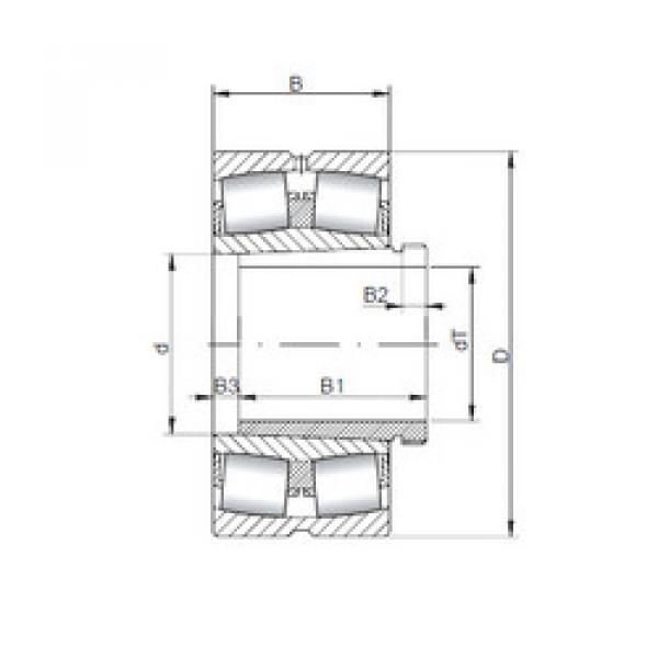 spherical roller bearing axial load 240/500 K30CW33+AH240/500 CX #1 image