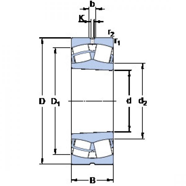 spherical roller bearing axial load 23940 CCK/W33 SKF #1 image