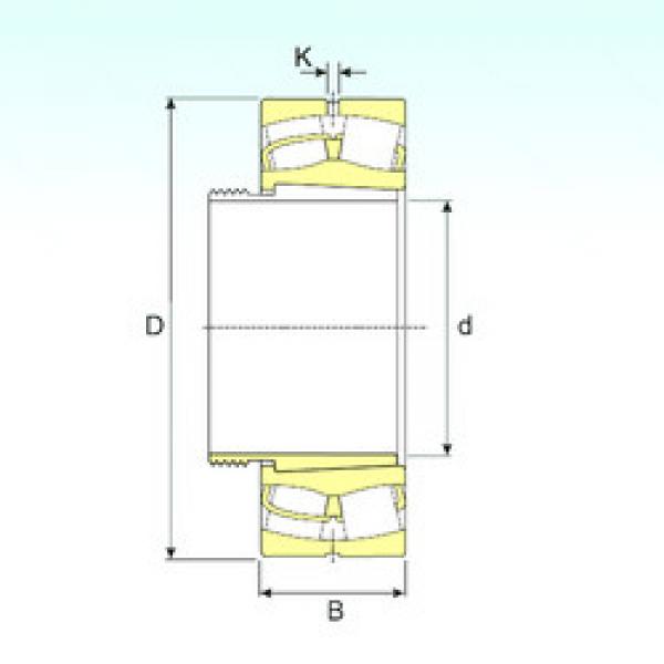 spherical roller bearing axial load 240/1060 EK30W33+AOH240/1060 ISB #1 image