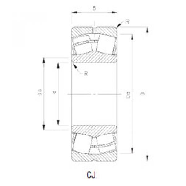 spherical roller bearing axial load 24026CJ Timken #1 image