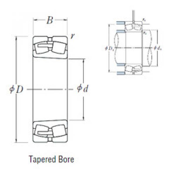 spherical roller bearing axial load 239/900CAKE4 NSK #1 image