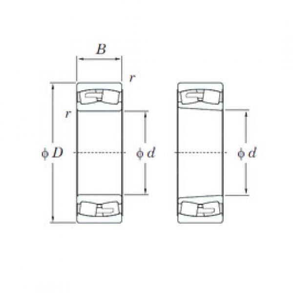 spherical roller bearing axial load 240/630RHA KOYO #1 image