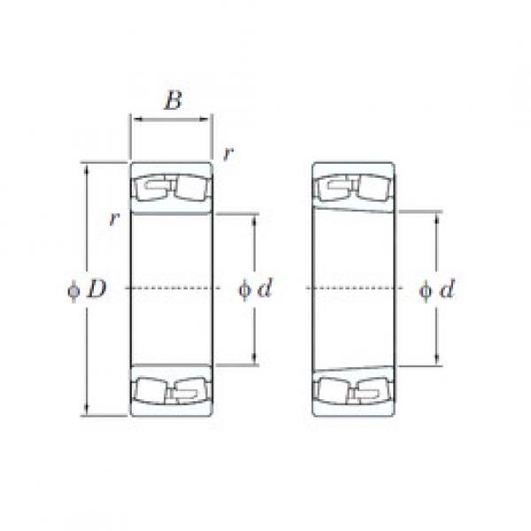 spherical roller bearing axial load 239/670R KOYO #1 image