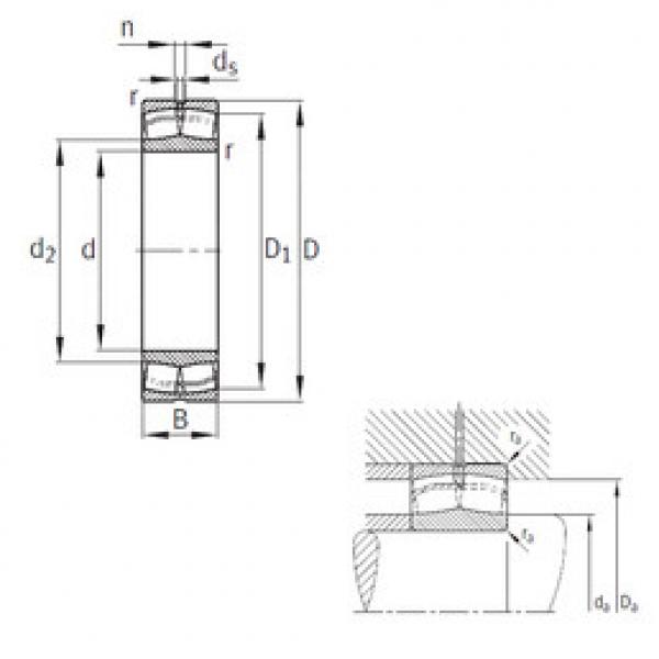 spherical roller bearing axial load 24140-B FAG #1 image