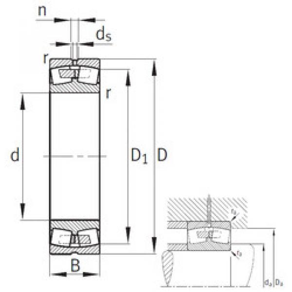 spherical roller bearing axial load 24056-B-K30-MB FAG #1 image