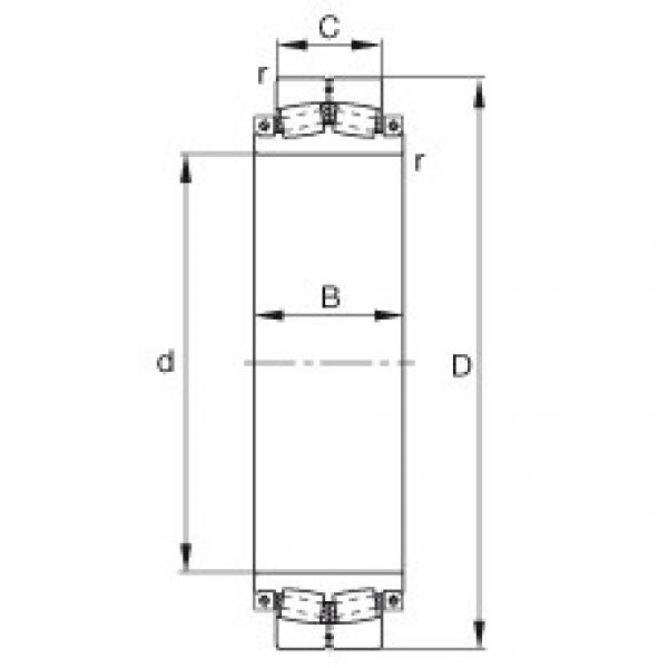 spherical roller bearing axial load 241SM500-MA FAG #1 image