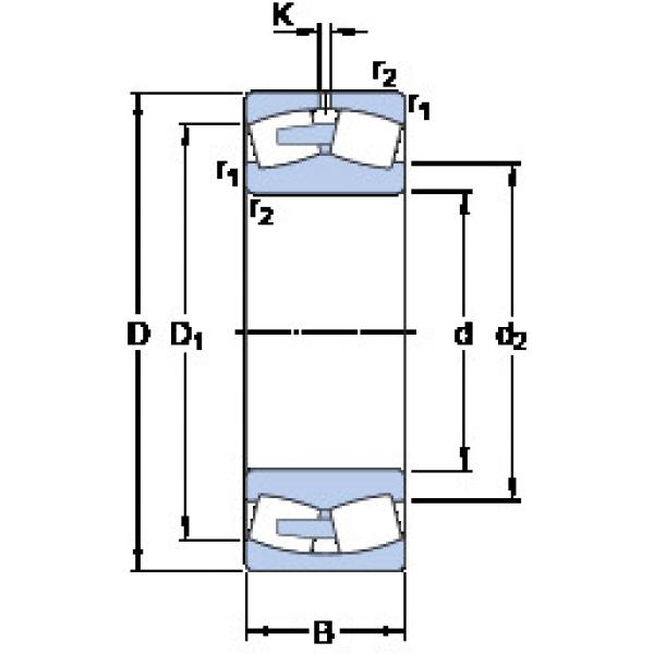 spherical roller bearing axial load 248/1060 CAMA/W20 SKF #1 image