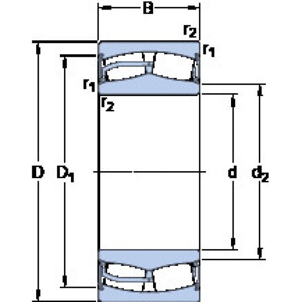 spherical roller bearing axial load 24013-2RS5W/VT143 SKF #1 image