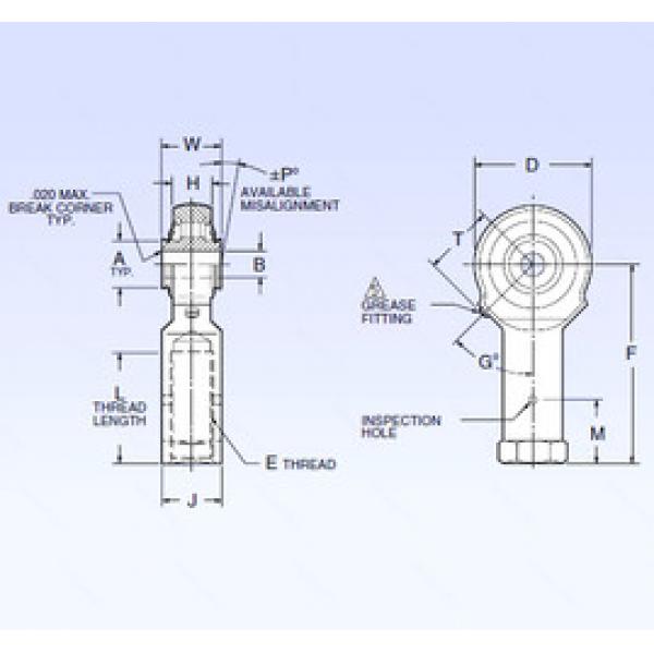 spherical roller bearing axial load ARR4FFN-1B NMB #1 image