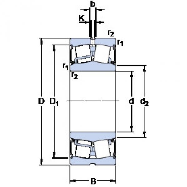 spherical roller bearing axial load BS2-2214-2RS/VT143 SKF #1 image