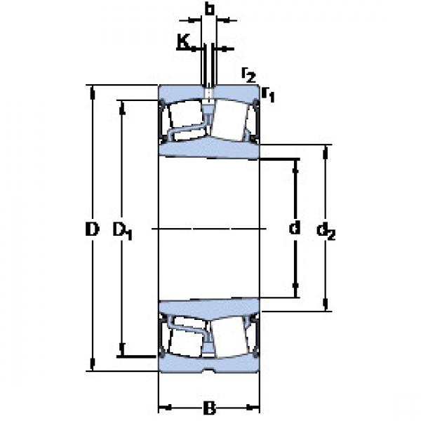 spherical roller bearing axial load BS2-2222-2RS5K/VT143 SKF #1 image