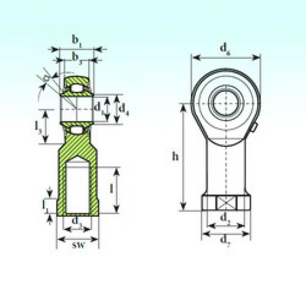 spherical roller bearing axial load TSF 16 RB ISB #1 image