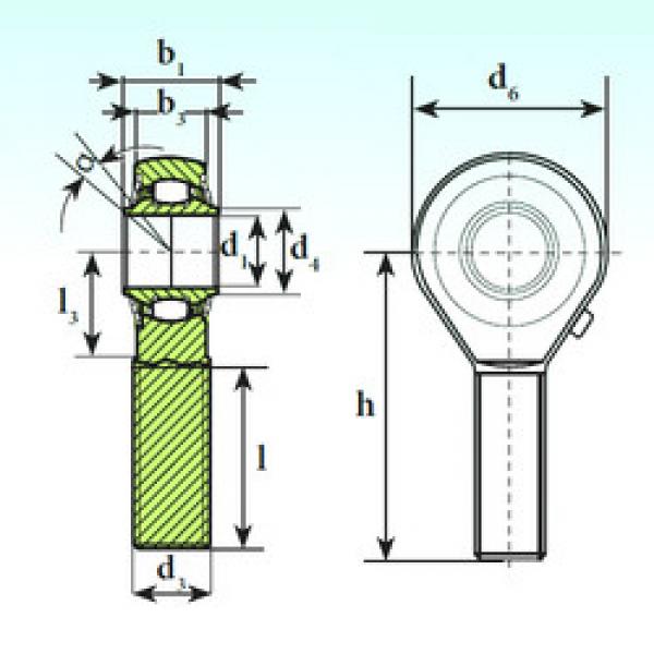 spherical roller bearing axial load TSM 12 RB ISB #1 image