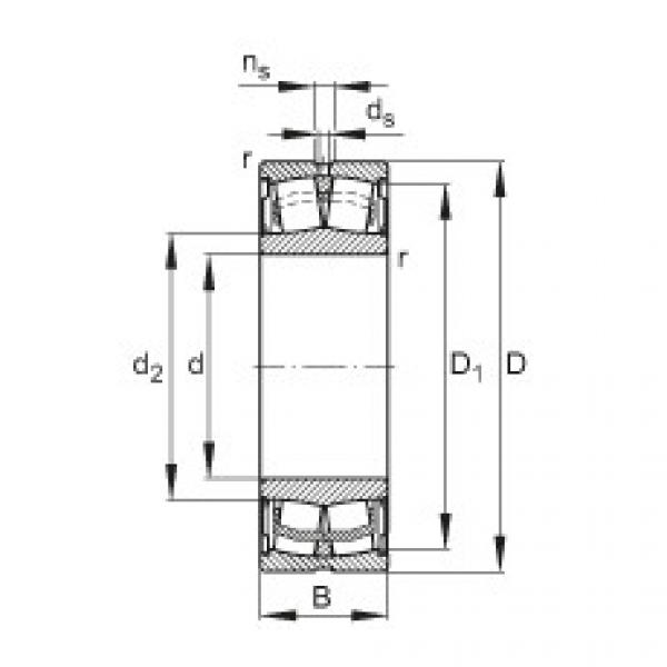 spherical roller bearing axial load WS22207-E1-2RSR FAG #1 image