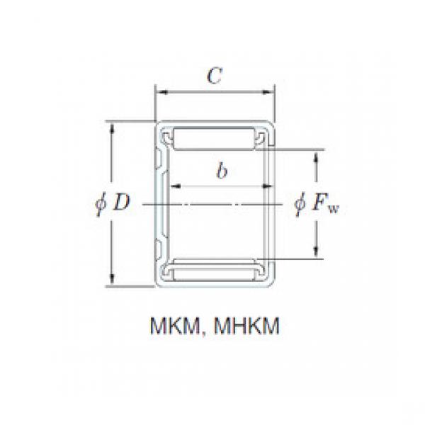 needle roller bearing sleeve MHKM1010 KOYO #1 image