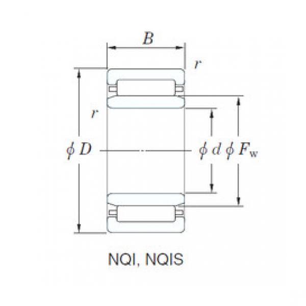 Needle Roller Bearing Manufacture NQI20/12 KOYO #1 image