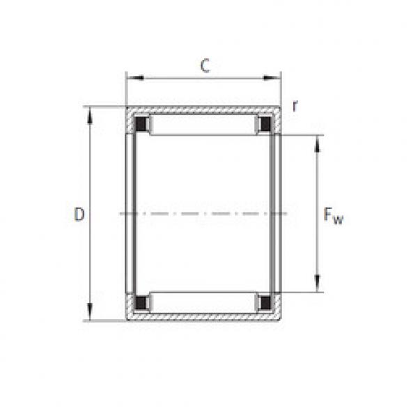 Needle Roller Bearing Manufacture SCE1312 INA #1 image