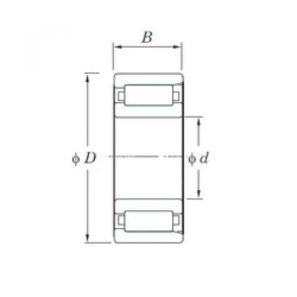 needle roller thrust bearing catalog 8E-NK1-25X56.4X19-3 NTN #1 image