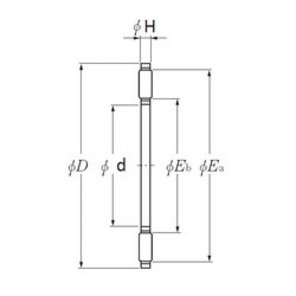 needle roller thrust bearing catalog AXK1114 NTN #1 image