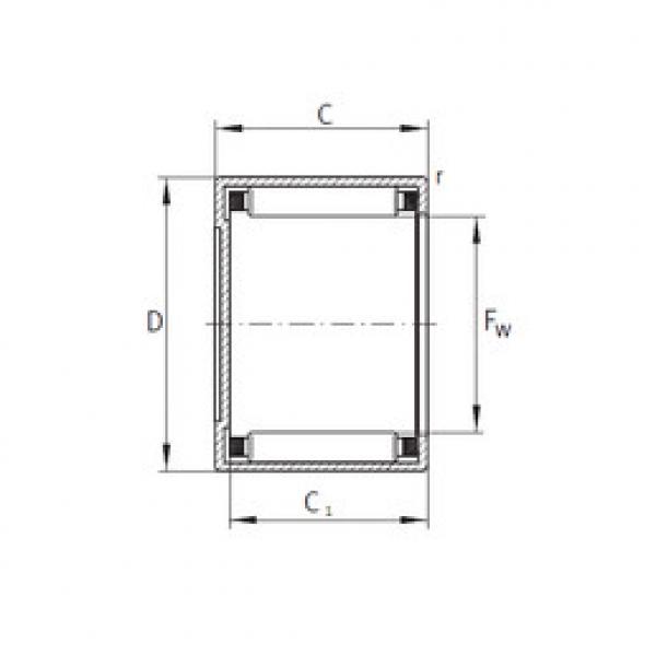 needle roller thrust bearing catalog BCE1816 INA #1 image