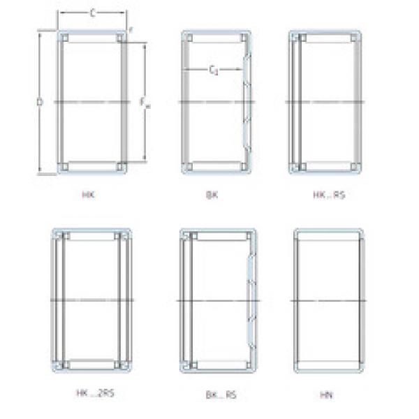 needle roller thrust bearing catalog BK0709 SKF #1 image