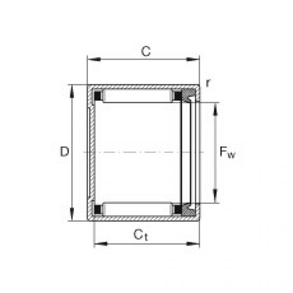 needle roller thrust bearing catalog BK1614-RS INA #1 image