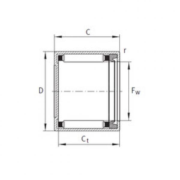 needle roller thrust bearing catalog BK1614-RS" INA #1 image